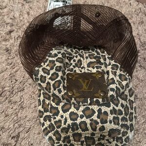 Recycled LV Cap Leopard. Brand new.
